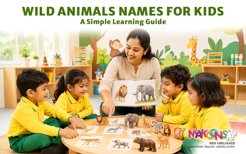 Wild Animals Names for Kids: A Simple Learning Guide