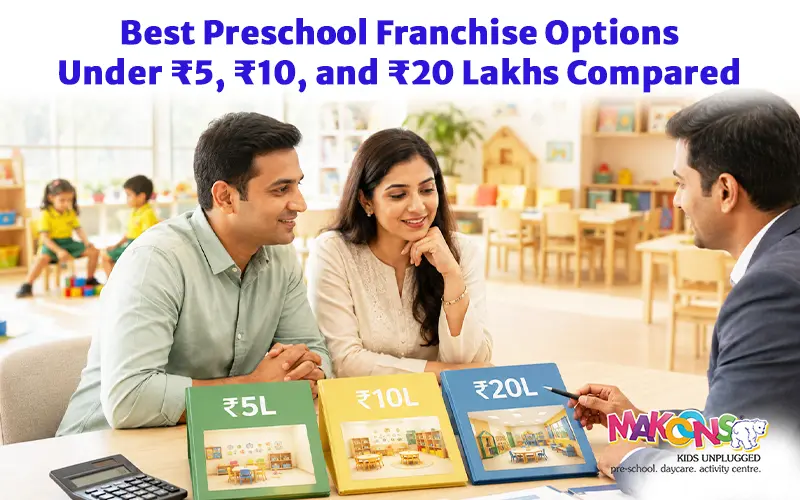 Preschool Franchise Options Under ₹5, ₹10, And ₹20 Lakh Compared