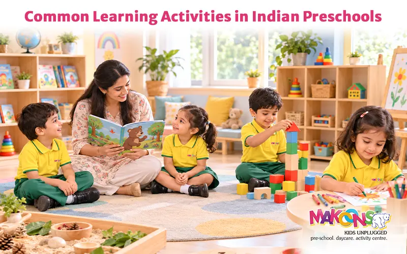 Common Learning Activities In Indian Preschools