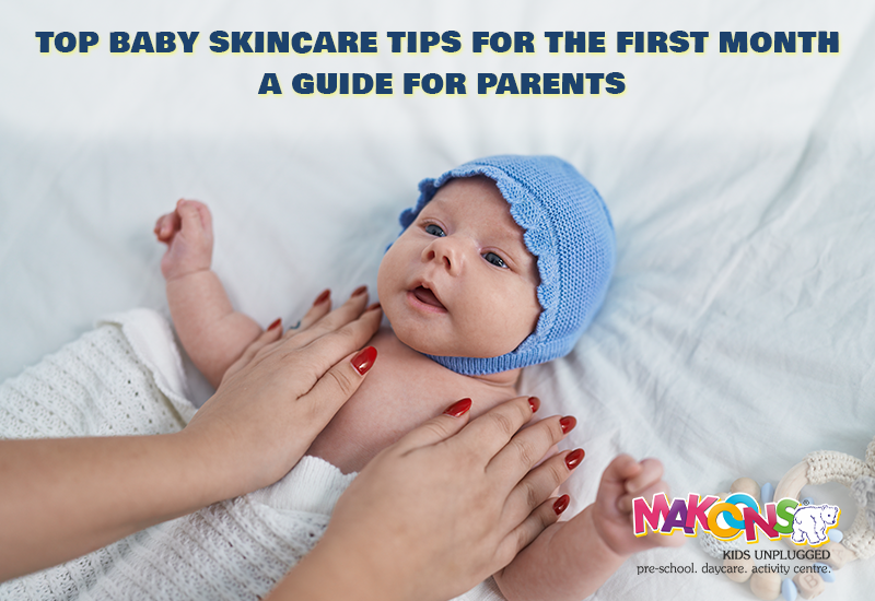 Top skincare tips for the first month – a guide for parents