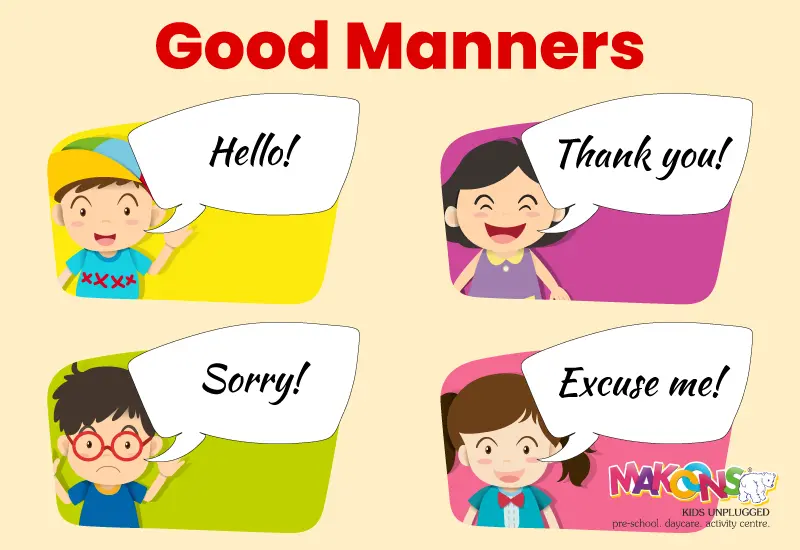 How To Teach Good Manners to Kids in Nursery and KG. A Guide for teachers