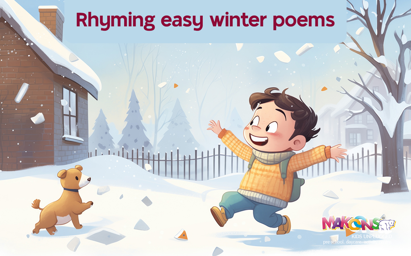 Top 15 Rhyming Winter Poems for Kids in India : Makoons
