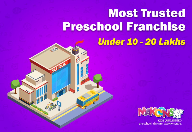 Most Trusted Preschool Franchise Under 10 – 20 Lakhs. Start Now