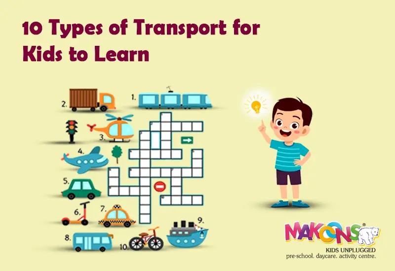 10 Transport Names for Kids to Learn