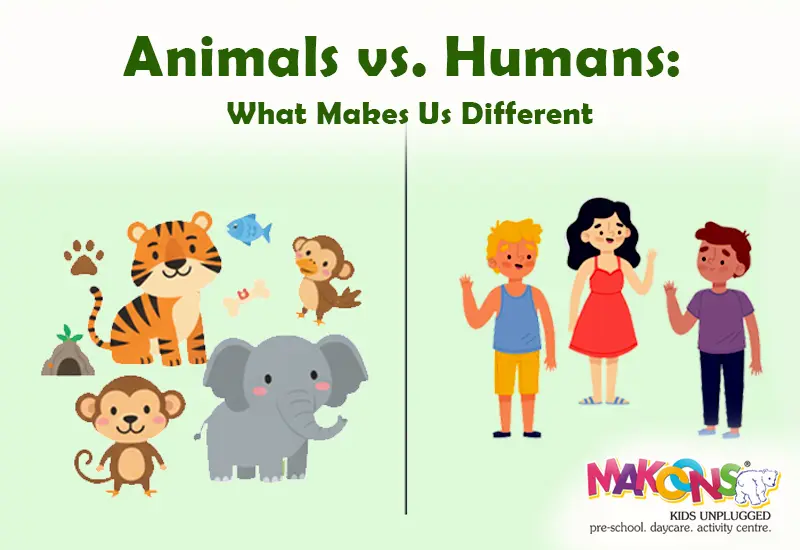 Animals vs. Humans: What Makes Us Different