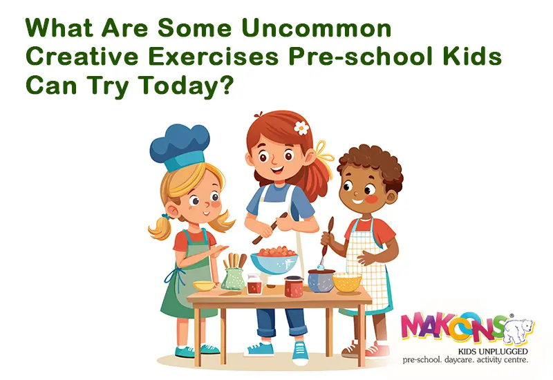 What Are Some Unique & Fun Creative Exercises Preschool Kids Can Try?