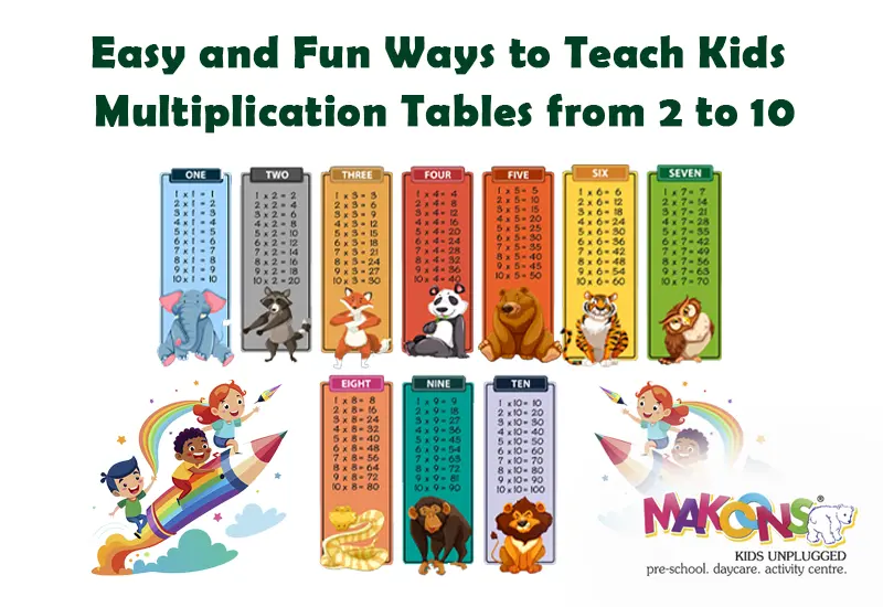 Easy and Fun Ways to Teach Kids Multiplication Tables from 2 to 10
