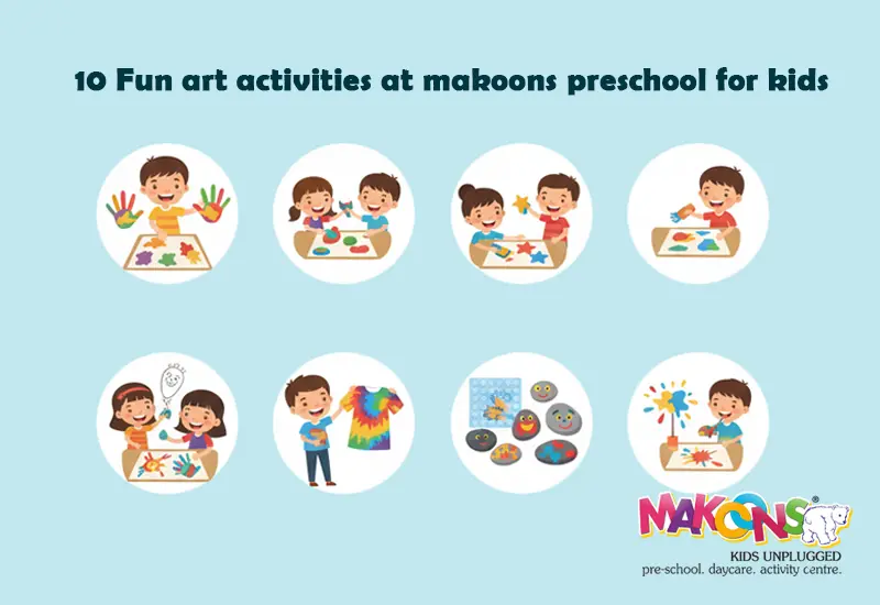 10 Fun Art Activities at Makoons Preschool for Kids