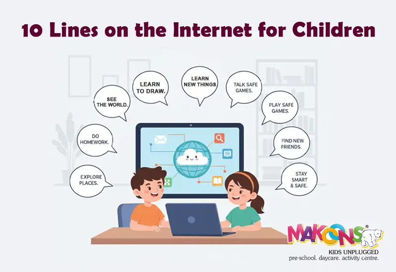 10 Lines on the Internet for Children