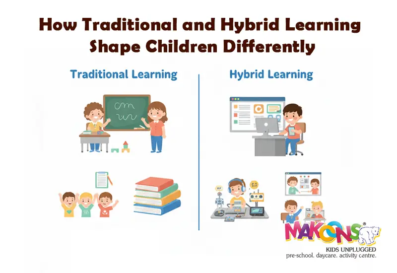 How Traditional and Hybrid Learning Shape Children Differently