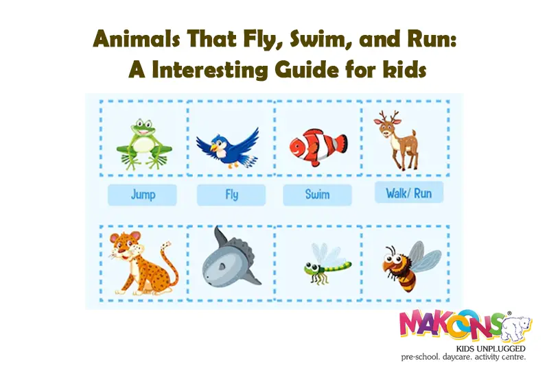 Animals That Fly, Swim, and Run A Interesting Guide for kids