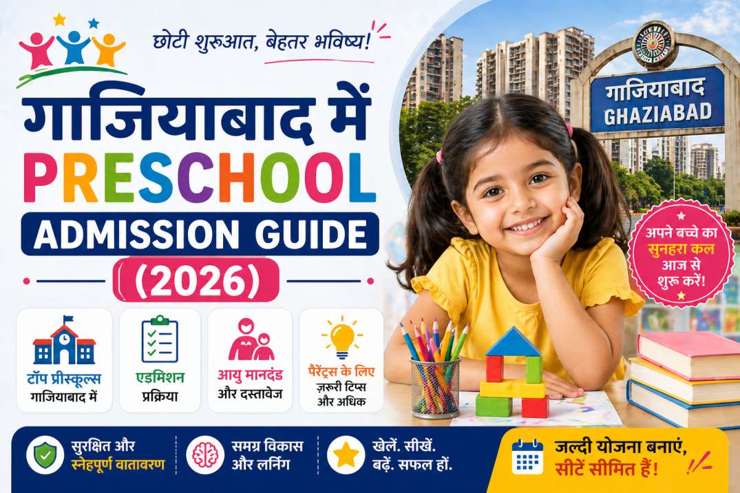 गाजियाबाद में Preschool Admission Guide (2026)