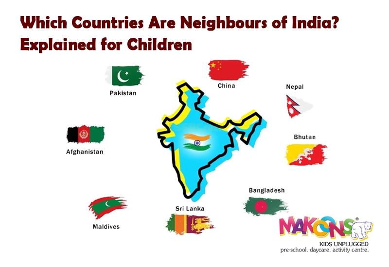 Which Countries Are Neighbours of India Explained for Children