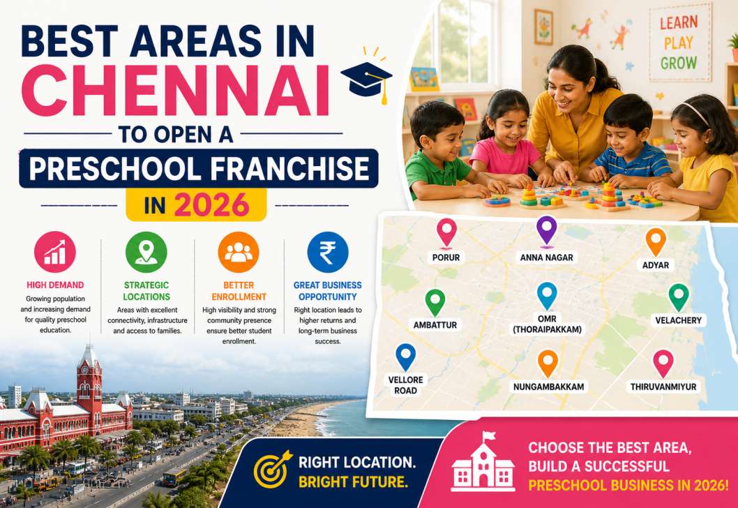 best locations in chennai to open a preschool
