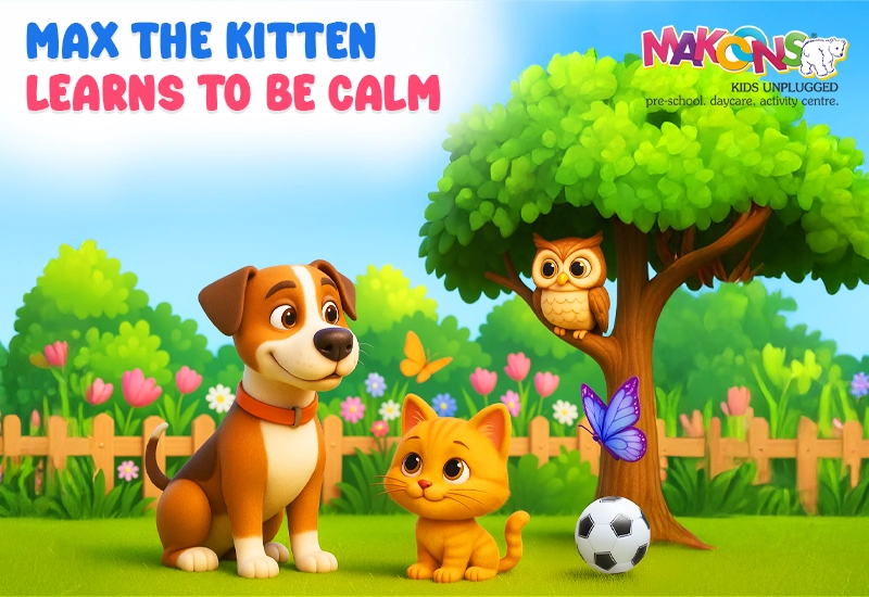 Max the Kitten Learns to Be Gentle